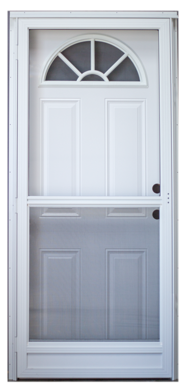 Mobile home combo doors